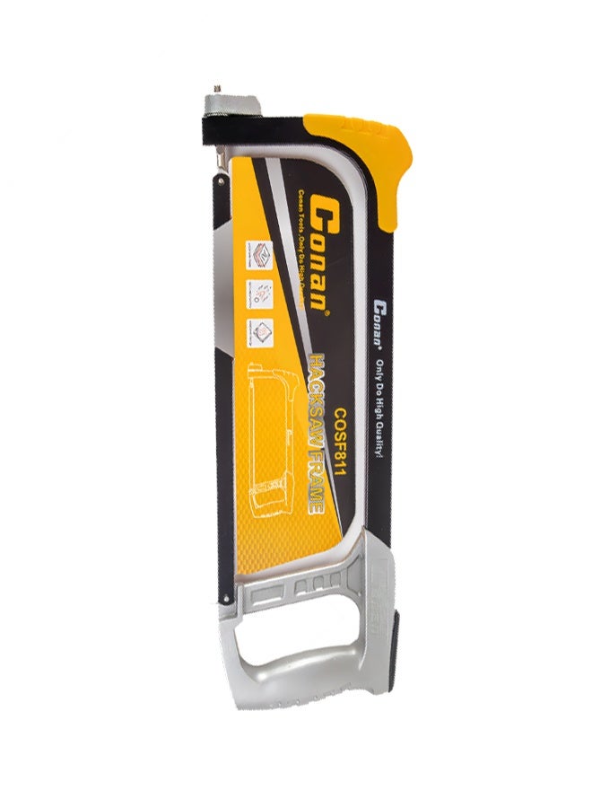 Conan Aluminum Handle Hacksaw Frame – Heavy Duty Hand Saw for Metal & Wood – 12 Inch - Image 2