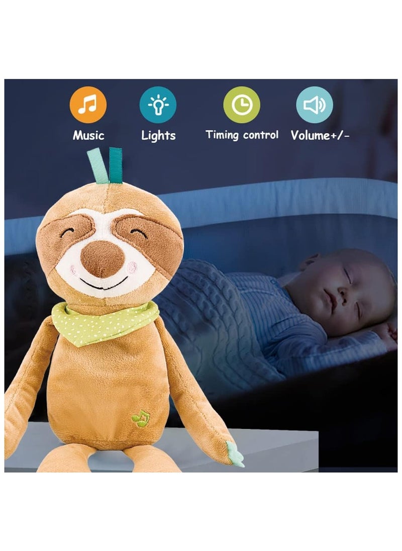 General - Baby Sleep Soothers Baby Sleep Aid Plush Toy with Auto Power Off Timer Night Light Projector 10 Soothing Lullabies White Noise Machine - Image 1