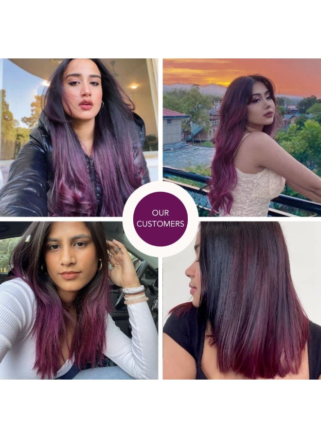 Paradyes Top-up Semi-permanent Bekaraar Burgundy DIY Conditioner Based Hair Colour, 120 gm - Image 3