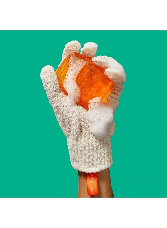 Cleanlogic Bath & Body Exfoliating Glove, Stretchy Bath & Shower Gloves, Reusable Exfoliator Tool for Smooth & Softer Skin, 3 Pairs, 6 Count - Image 4