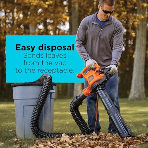 BLACK+DECKER BLACK+ DECKER Leaf Blower Hose Attachment for Corded Leaf Blowers, Attachment Only, 8ft (BV-006) - Image 4