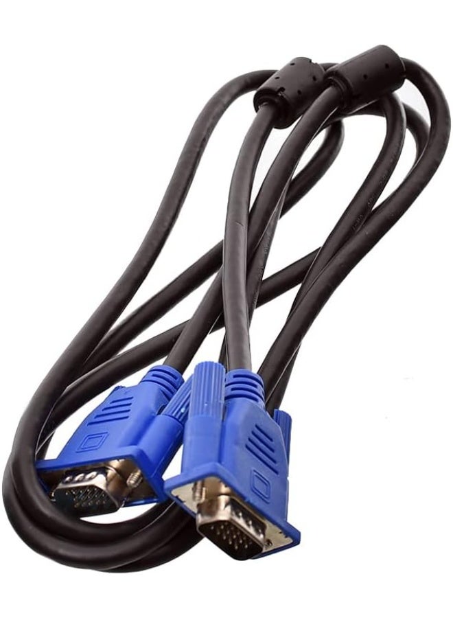 2PCS HDMI to VGA Converter Adapter with 3.5mm Audio + VGA Cable Male to Male – HDMI to VGA Adapter for Laptop PC Monitor TV Projector - Image 4