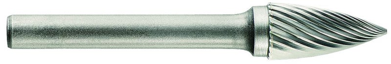 TIVOLY - Set of 10 Carbide Rotary Burrs Ø1/4"- 1/2" - High Performance - Excellent Stability, Strength, and Durability for Machining Most Metals - Cylindrical Shank Ø1/4" - Image 4
