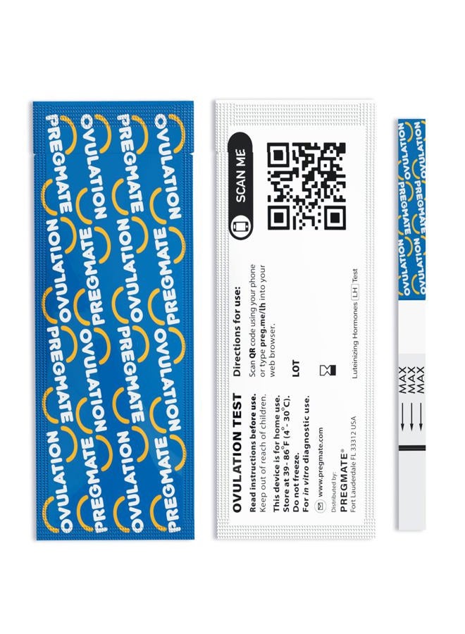PREGMATE 100 Ovulation LH and 20 Pregnancy HCG Test Strips OPK LH Surge Predictor Kit Combo (100 LH + 20 HCG) - Image 3