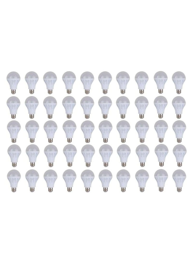 Generic 50 LED bulbs 9W E27 220V white 