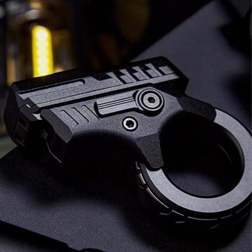 Dpofirs Fidget Gun Slider Ratchet Finger Fidget Fingertip Toy Gun Adult Fidgety Anxiety Sufferers Stress Relief Cool Easter Gift Toy for Over 8 Years Old - Image 1