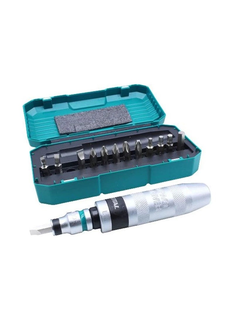 TOTAL T0TAL THIDS1301 13Pcs Premium Quality Impact Driver Set CrV Steel Screwdriver Set - Image 4