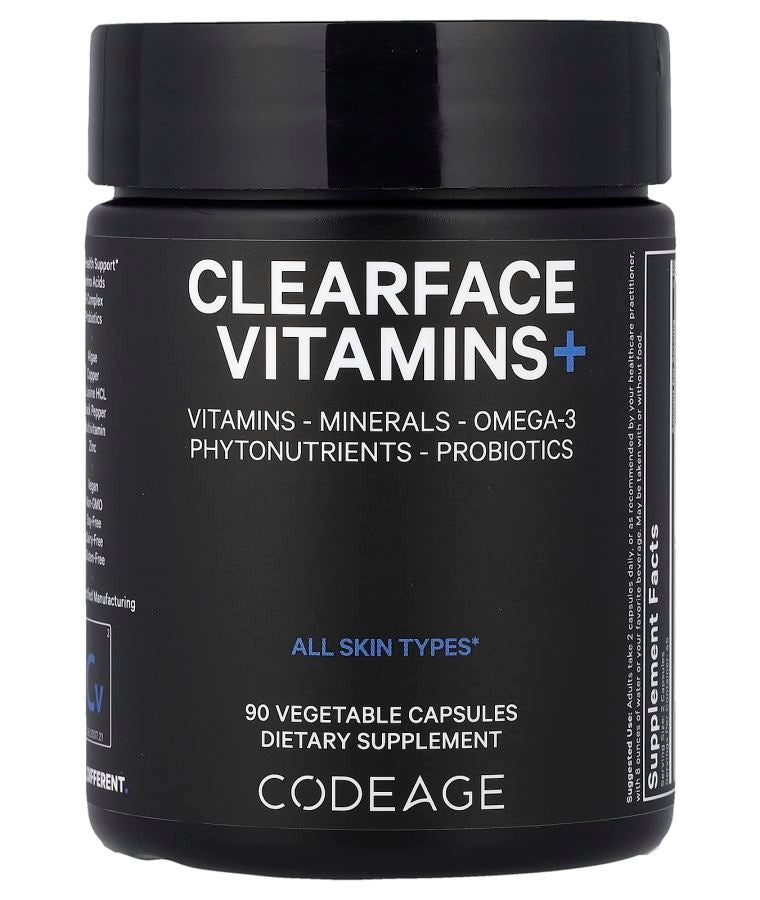 Codeage Clearface Vitamins+ 90 Vegetable Capsules