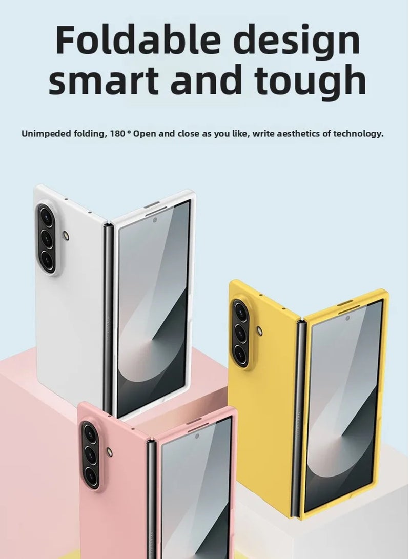 Slim Case Compatible with Samsung Galaxy Z Fold 7 , Skin Feel Matte Back Cover Hard PC Shockproof Cover for Men & Women  - Image 3