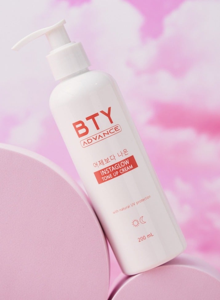 BTY Instaglow Tone Up Cream 200mL - Image 4