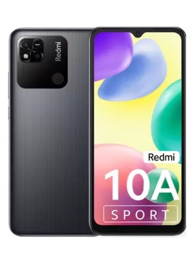 Xiaomi Redmi 10A Sport  Dual Sim Charcoal Black  6GB RAM 128GB 4G - International Version - Image 1