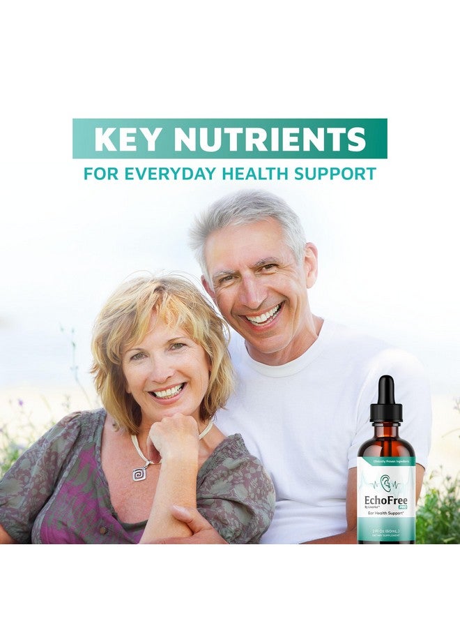 LIVORKA (2 Pack) Echo Free Drops - Natural Support, EchoFree Pro Ear Health Support Supplement Liquid Drops, Echofree Pro Healthy Ear Vitamin Premium, EchoFree Advanced Formula Reviews, 2 Bottles for 2 Months - Image 3
