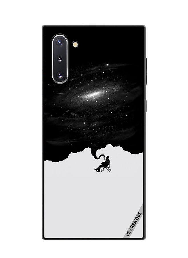 VR CREATIVE - Protective Case Cover For Samsung Galaxy Note10 5G Galaxy Abstract Black White Design Multicolour - Image 1