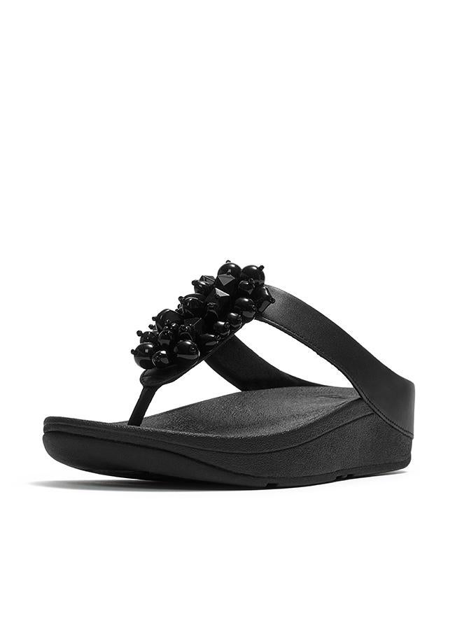 FitFlop FINO BEAD-CLUSTER TOE-POST SANDALS - Image 3