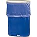 Amscan Blue Flings Plastic Bin 22 x 15 Pack of 1 Stylish Convenient Portable Trash Solution for Events Parties - Image 3
