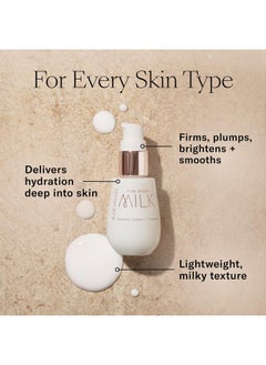 josie maran Josie Maran Hyrdating Serum with Argan Oil Micro-Droplets - Pure Argan Milk Intensive Hydrating Treatment - The First Step in Skin Prep - Maxamize the Benefits of All Your Skincare (1 Fl Oz)  - Image 4