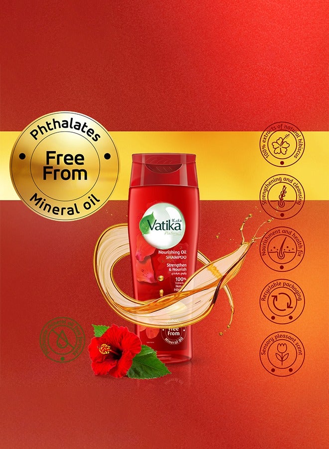 Vatika Naturals شامبو زيت الكركديه عبوة مزدوجة - Image 5