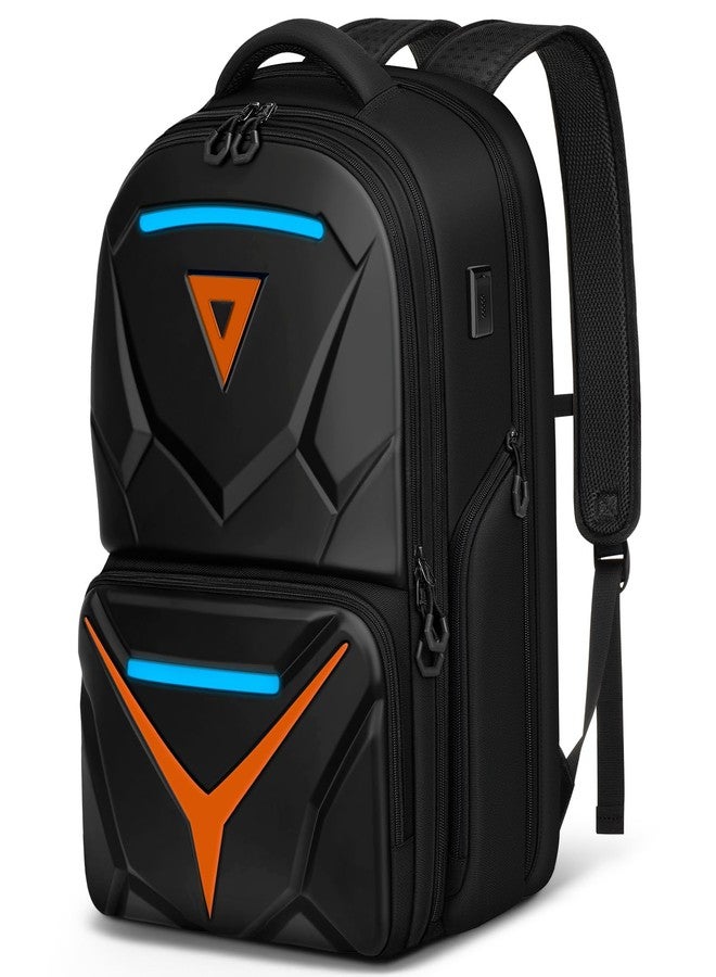 MATEIN Hard Shell Gaming Backpack for Men, Waterproof Extra Large Laptop Backpack with EVA Front Shield, 18 inch TSA Approved Gaming Laptop Bag with Controller Pockets & Cooling Pad Compartment - Image 1