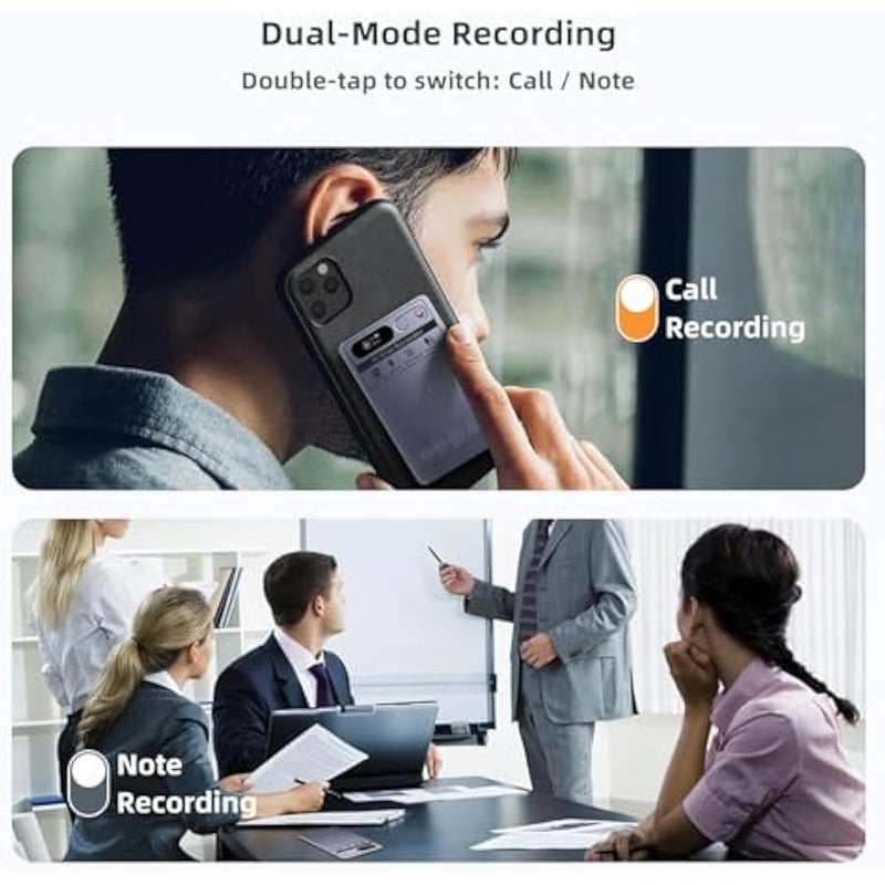 أنكوفو مسجل صوت بالذكاء الاصطناعي من ويليبوت مع تحكم في التطبيق، نسخ وتلخيص متطور بالذكاء الاصطناعي مع ذاكرة 64GB، مسجل صوت للملاحظات، مسجل صوت للاجتماعات والمحاضرات والمقابلات، يدعم 118 لغة، رمادي - Image 5