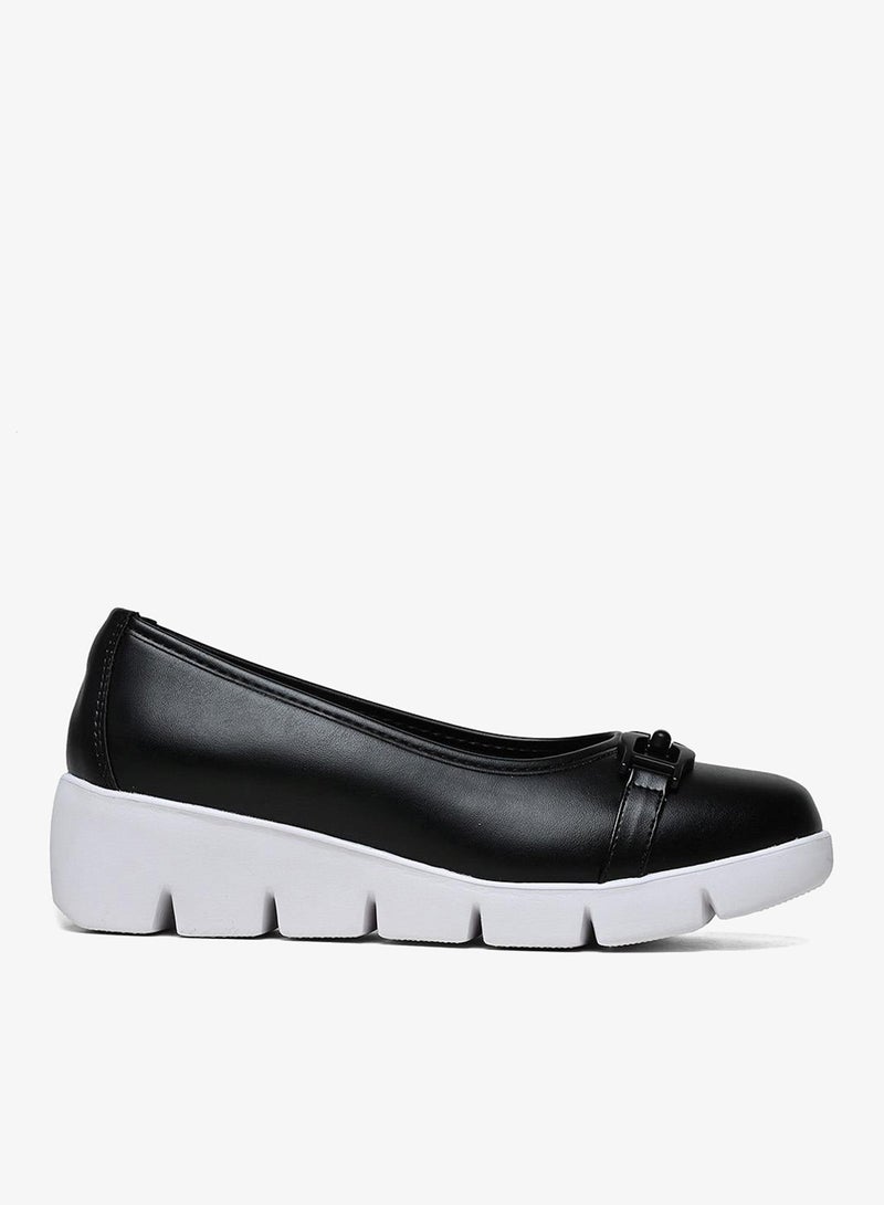 Cuple Comfort Ballerina with Bow Accent - Image 2