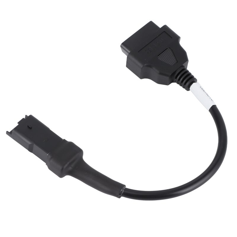 كابل محول تشخيصي من 4 دبابيس إلى OBD2 لقراءة بيانات المحرك الحية مثل السرعة وعدد الدورات في الدقيقة ودرجة الحرارة - مصمم خصيصًا لدراجة Multistrada 1200 موديل 2010-2014 - موصل تشخيصي مرن ومتين للسيارات خاص بحساس الأكسجين - Image 4