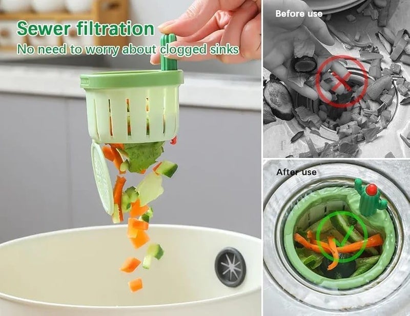ATOOZED 2pcs Sink Drain Strainer,Silicone Drain Stopper,Kitchen Sink Strainer,Kitchen Sink Stopper,Traps Food Debris and Prevents Clogs,Kitchen Sink Accessories - Image 5