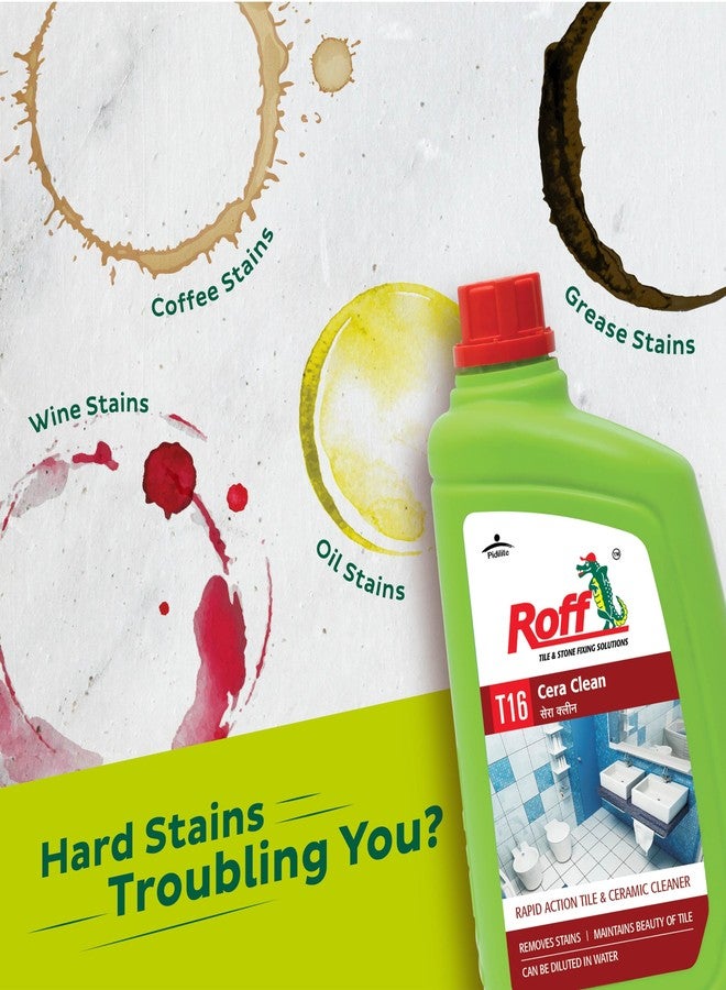 Roff Pidilite Roff Cera Clean All Purpose Tile, Floor & Wall Cleaner 0.5 Ltr Pack of 1, Advance, Bedroom & Bathroom Floors, Removes Grease, Dirt & Tough Stains - Image 3