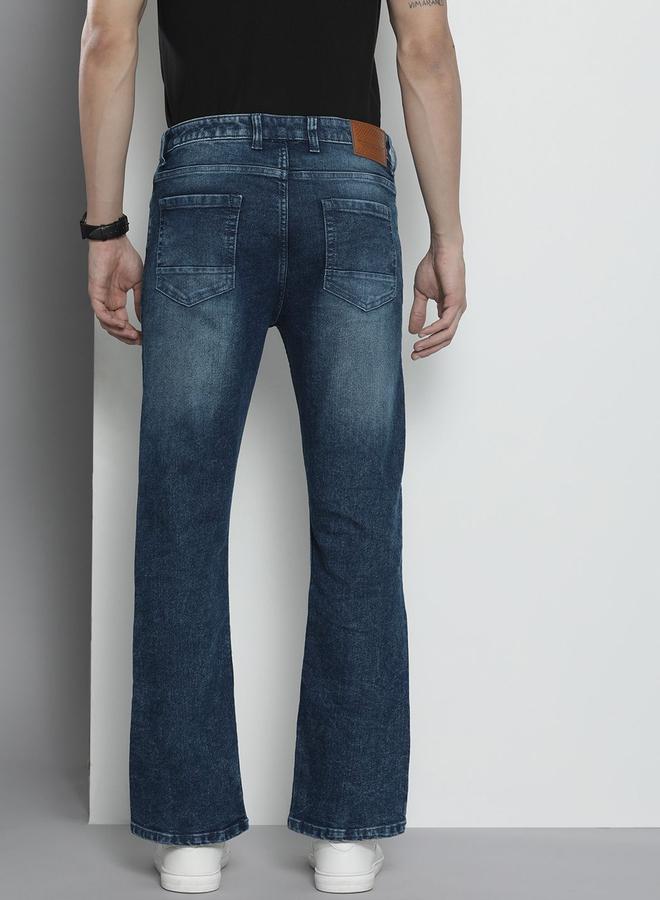 The Indian Garage Co Men Dark Wash Bootcut Jeans - Image 3