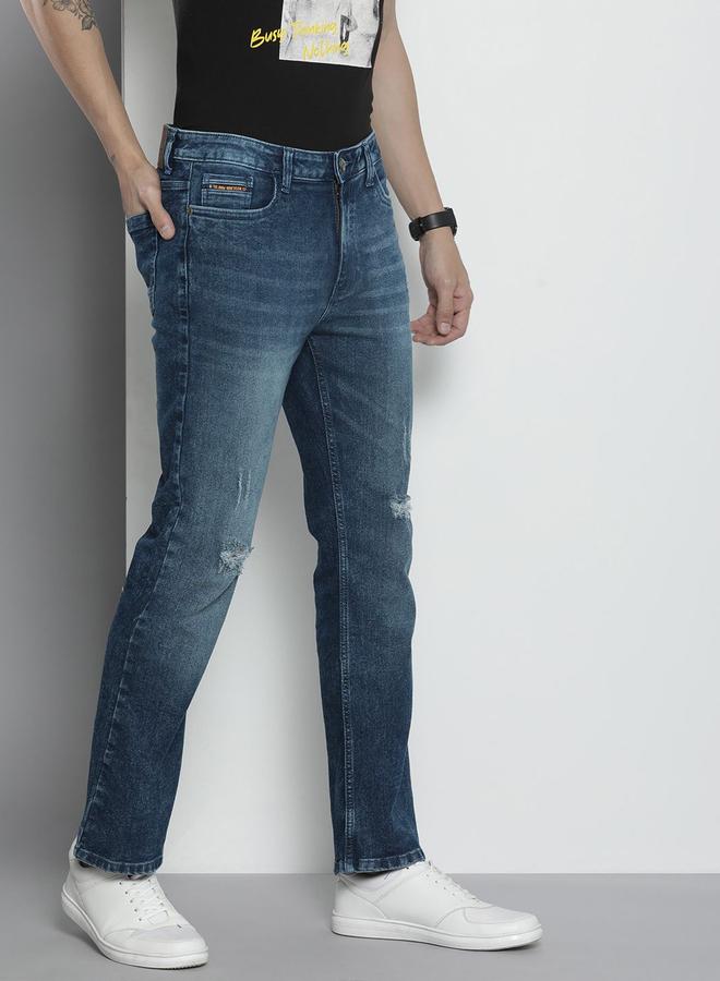 The Indian Garage Co Men Dark Wash Bootcut Jeans - Image 2