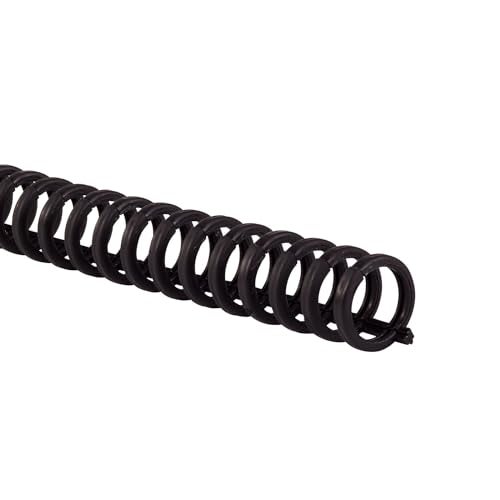 GBC Binding Spines / Spirals / Coils, 1/2" Diameter, 85 Sheet Capacity, ProClick, Black, 25 Pack (2515660) - Image 1