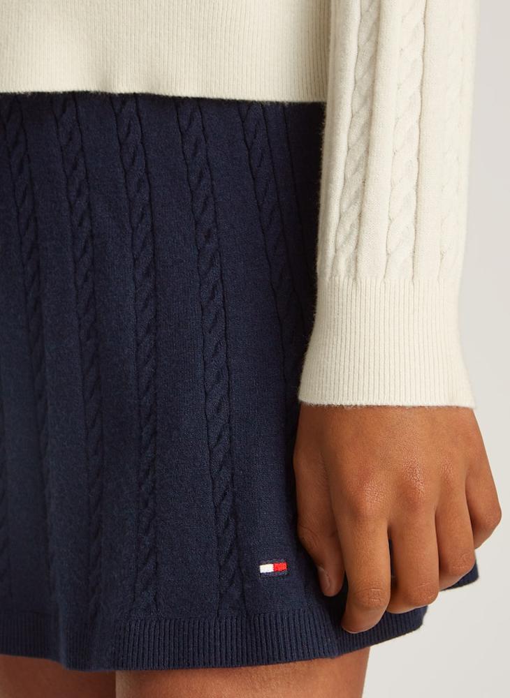 TOMMY HILFIGER - Kids Wrap Mini Skirt - Image 1