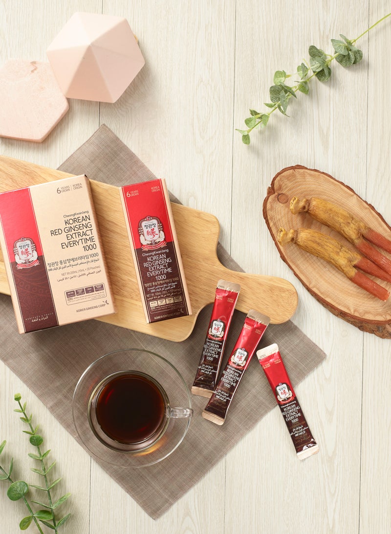 تشونغ كوان جانغ مستخلص الجينسنغ الأحمر الكوري 100% في كل مرة 1000 (10 مل × 20 عبوة) - Image 5