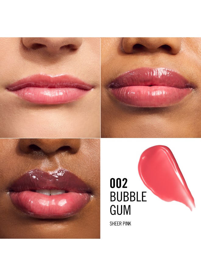 RIMMEL LONDON - Oh My Gloss Butter Me Up Lip Butter Balm - 002 - Bubble Gum, 15ml - Image 1