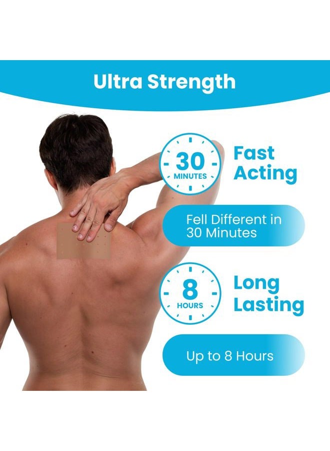 Sumifun Tiger Patches - 32 Counts Chinese Red Tiger Back Patch Ultra Strength Heat Patches for Muscle Joint of Knee Shoulder Neck 4 Packs 8 Each - Image 4