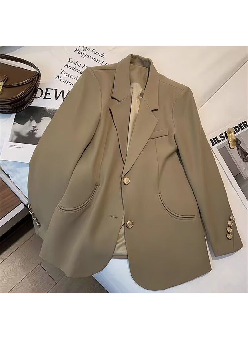 Generic 2024 Spring Autumn Fashionable Petite Blazer Women Pink  - Image 5