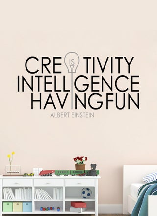 Creativity Intelligence and Having Fun Wall Decal - Wall Arts Home Décor - Wall Sticker, 100x50 cm by Spoil Your Wall - pzsku/Z2DB4B9DB9224099CFB2CZ/45/_/1699191209/4f9051a2-bf6b-4f76-8c3e-3485c5f13d7c