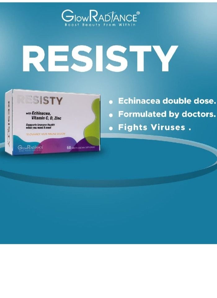 Glow Radiance - Glow Radiance Resisty 60 Tablets - Image 1