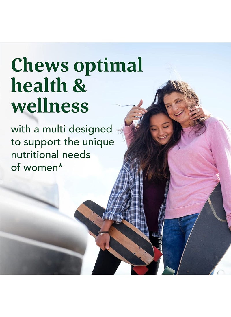 MegaFood - MegaFood Women's One Daily Multivitamin Soft Chews - Multivitamin for Women with Folate, Vitamin B6, Vitamin B12, Biotin, Vitamin D - Mixed Berry Flavor - Vegetarian Supplement, Non-GMO - 30 Chews - Image 1