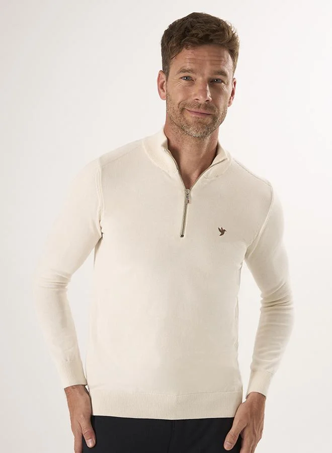 FELIX HARDY Half-Zip Knit Sweater