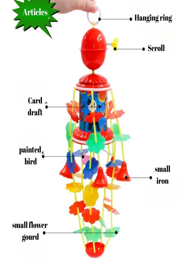Mallexo هزازة موسيقية دوارة من ماليكسو للأطفال حديثي الولادة من عمر 0-6 أشهر | هزازة معلقة واحدة تعمل بمفتاح | لعبة أطفال تصدر صوتًا مهدئًا، هدية عيد ميلاد رائعة للأولاد والبنات - Image 3