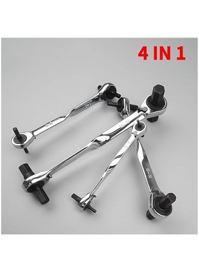 4 في 1 مجموعة مفك براغي سداسي سريع بمشبك مقاس 4 5 6 8 - Image 4