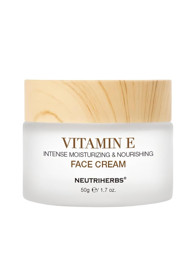 NEUTRIHERBS Neutriherbs Vitamin E Face Cream,Day and Night Facial Moisturizer for Women and Men, Nourishing and Hydrating Fit for Sensitive Skin - 1.7 oz  - Image 1