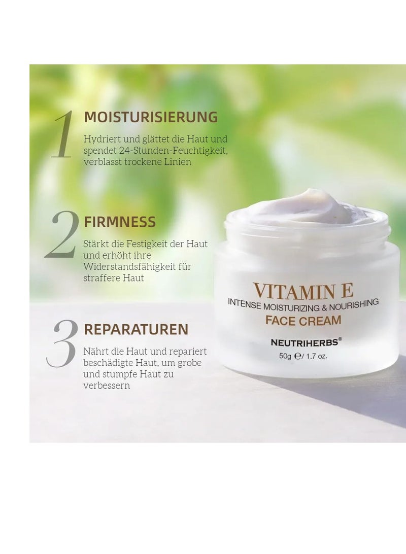 NEUTRIHERBS Neutriherbs Vitamin E Face Cream,Day and Night Facial Moisturizer for Women and Men, Nourishing and Hydrating Fit for Sensitive Skin - 1.7 oz  - Image 2
