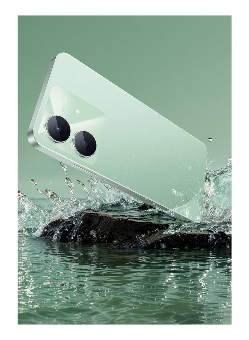 ريل مي نوت 60x 4G ثنائي الشريحة لون أخضر برّي 4GB RAM 128GB - النسخة المخصصة للشرق الأوسط - Image 3