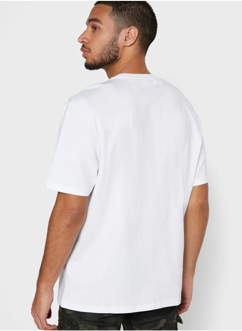 Reserved Slogan Crew Neck T-Shirt