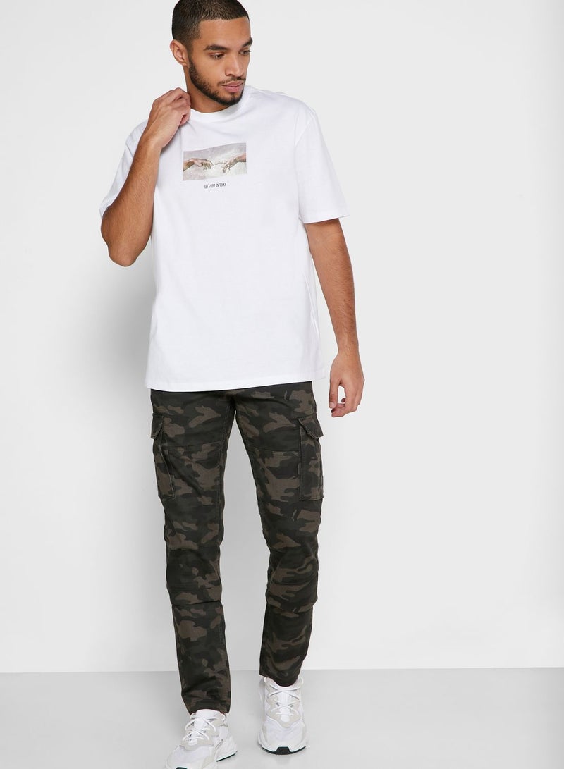 Reserved Slogan Crew Neck T-Shirt - Image 4