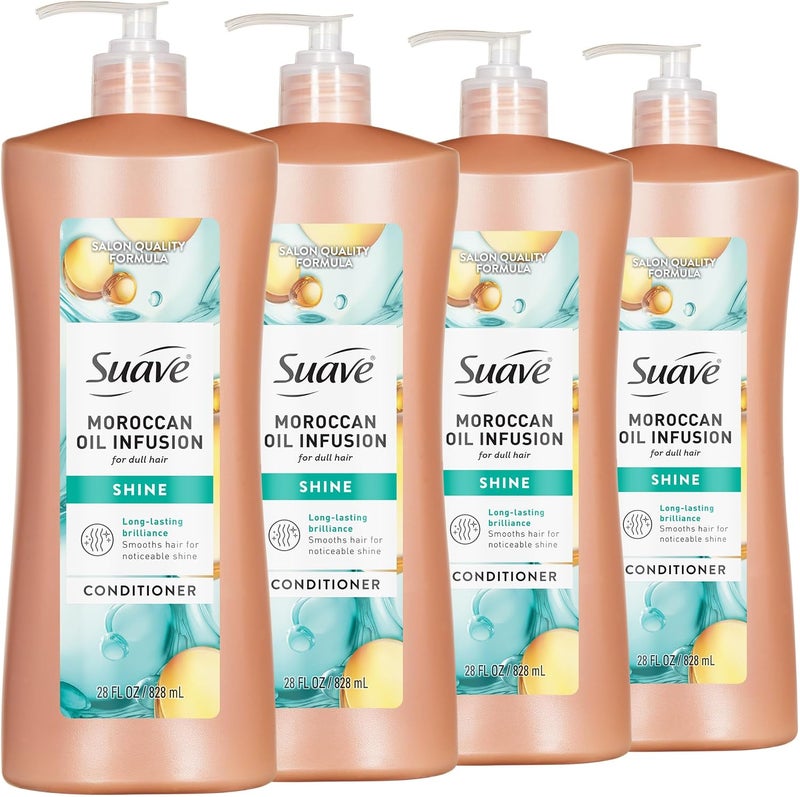 Suave Professionals Shine Conditioner Moroccan Infusion 28 oz - Image 1