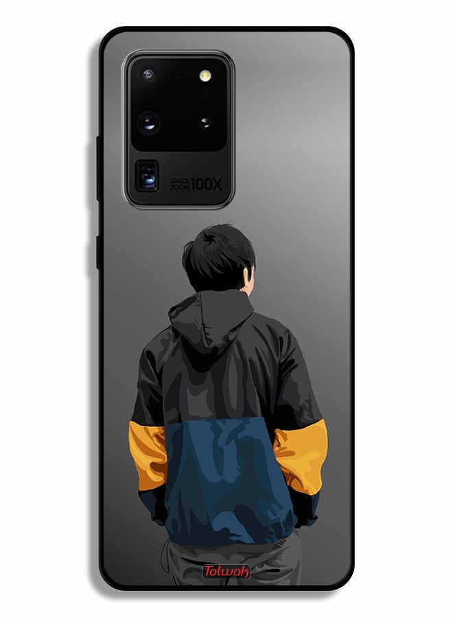 Tolwak Samsung Galaxy S20 Ultra Protective Case Cover Boy Portrait Art - Image 2
