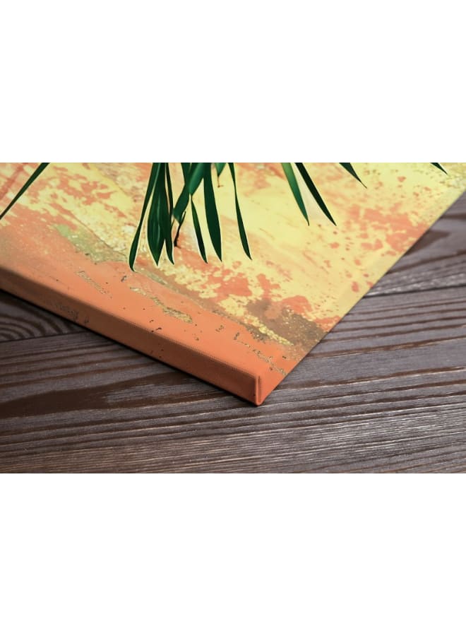 Home Gallery Tropical Style Canvas Wall Art Print Colorful Paradise Tree Leaves - Image 4
