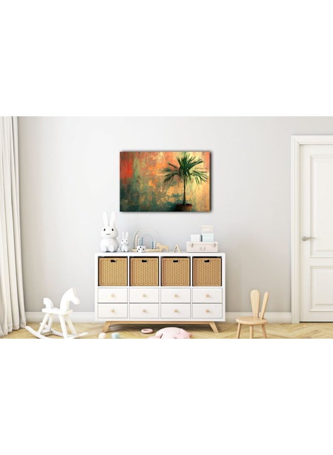 Home Gallery Tropical Style Canvas Wall Art Print Colorful Paradise Tree Leaves - Image 5